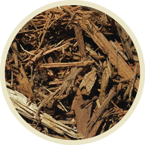 close up of single processed mulch for icon image