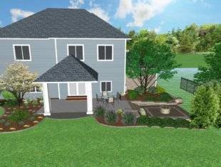 3D Design of House Landscape