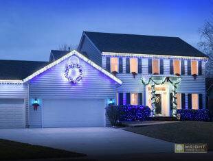 Residential Holiday Lights_Blue